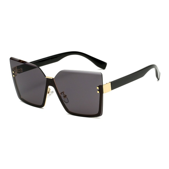 Oversized Rimless Square Sunglasses - Picture 2 of 2